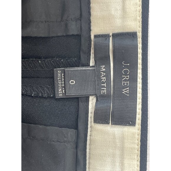 J.Crew Women's Black Dress Work Pants Sz 0 - Picture 9 of 11